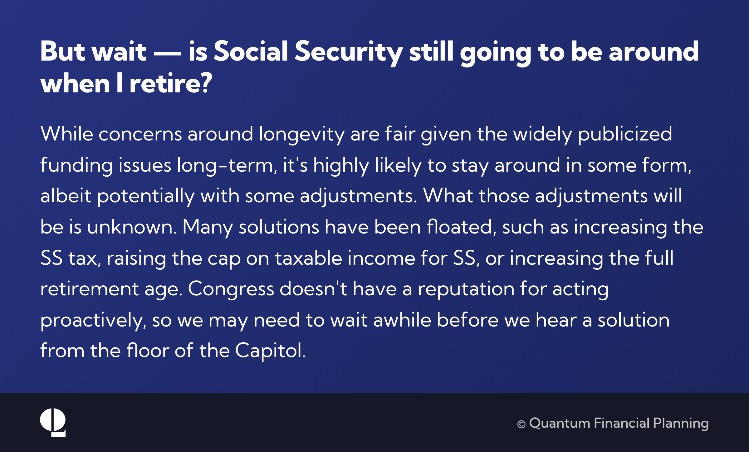social security benefits